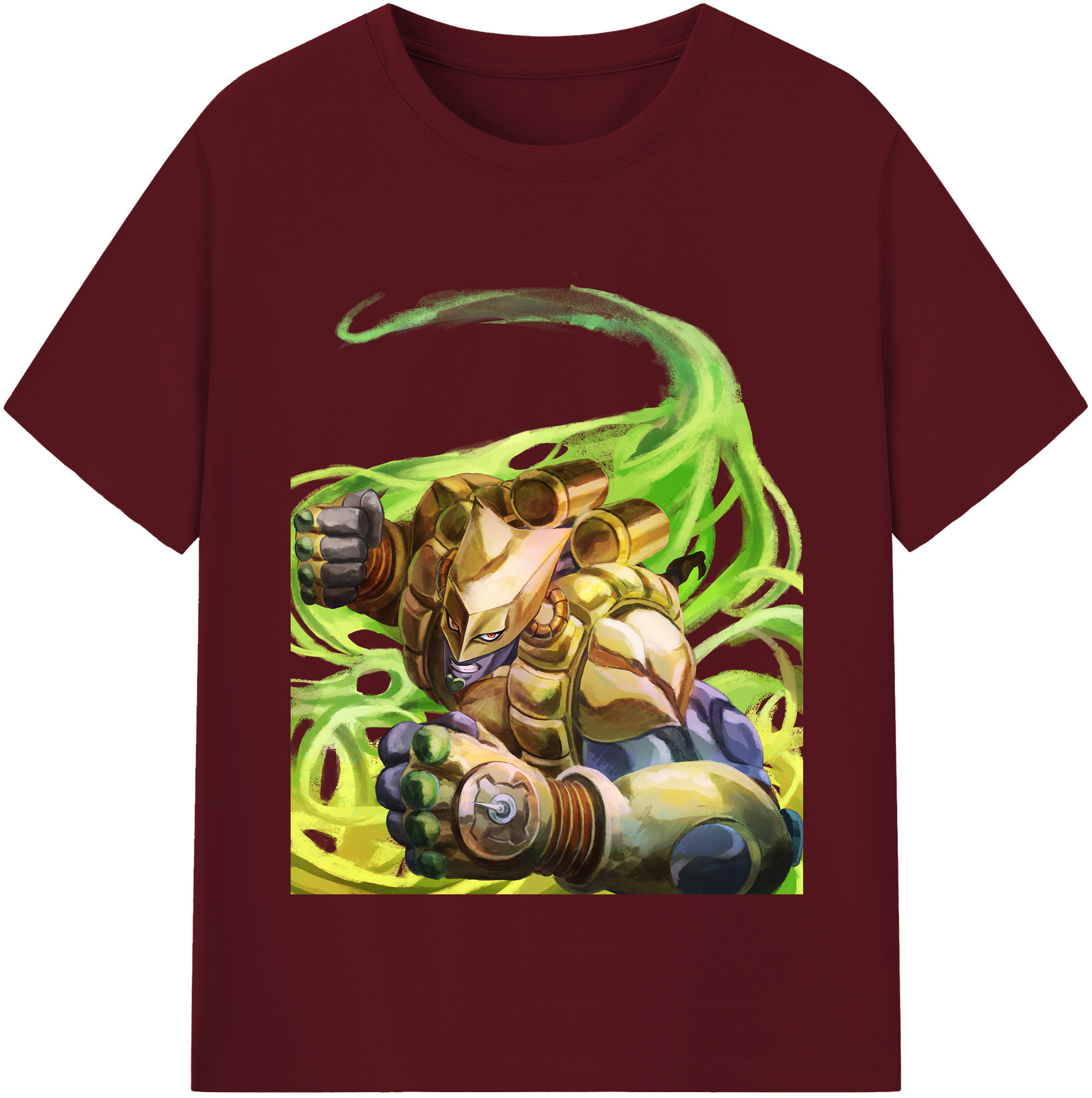 （画像用） ジョジョの奇妙な冒険 ディオ?ブランドー JoJo's Bizarre Adventure Dio Brando 綿100％半袖Tシャツ（フロントプリント）